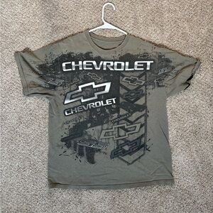 Chevrolet Graphic T-Shirt Grey | Y2K Grunge | L/XL